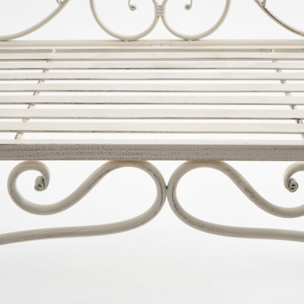 Скамья Secret de Maison BEAUJOLAIS (mod. PL08-8574) металл, 136х46х96см, белый антик (antique white)_3