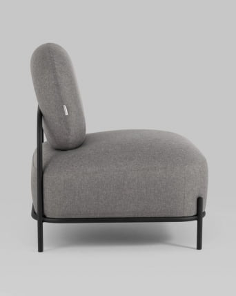 Кресло Стоун 1 рогожка Серый_5