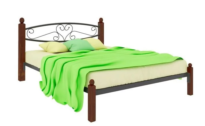 Кровать Каролина Lux 1200х1900 Черная_0