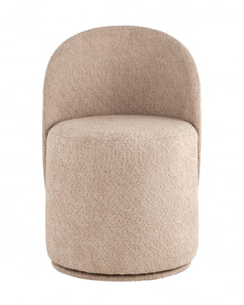 Пуф Loreen вращающийся букле Капучино_1