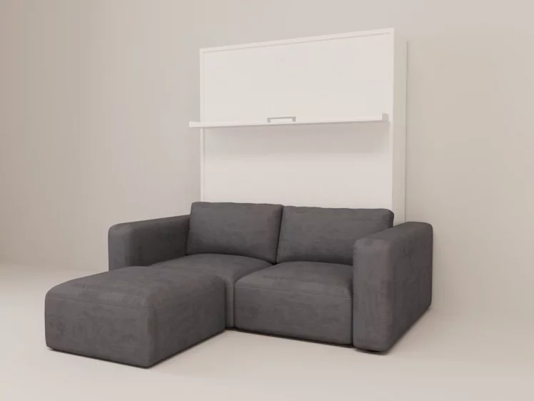 Диван-кровать трансформер Смарт 1 с пуфом К 1400 Венге_0