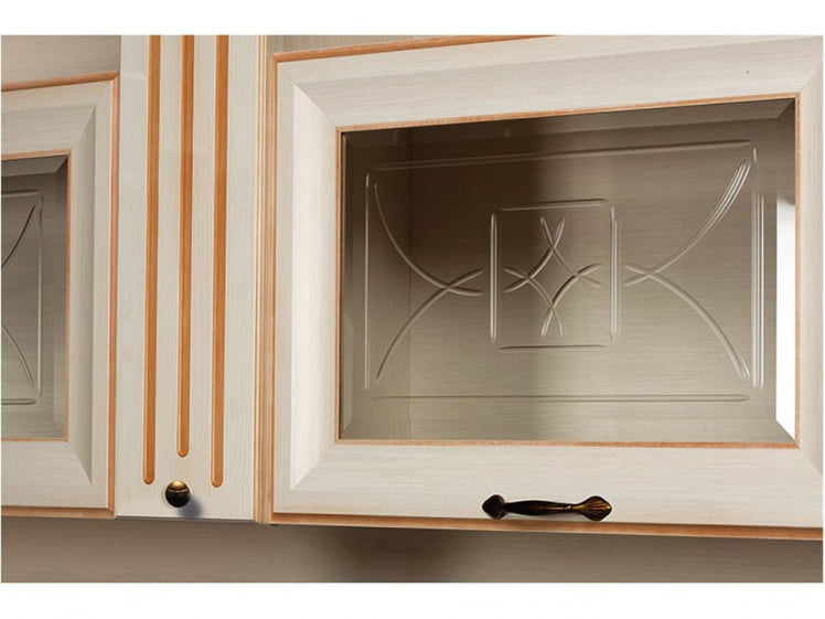 Шкаф многоцелевого назначения Марлен 495 Кремовый белый Патина_4