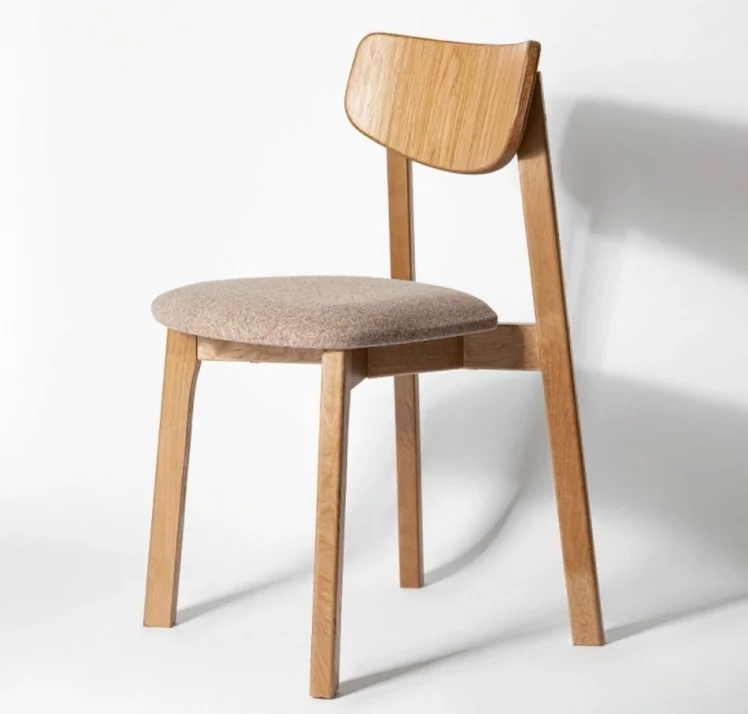 Стул с мягким сиденьем Вега Biruza жаккард Орех_0