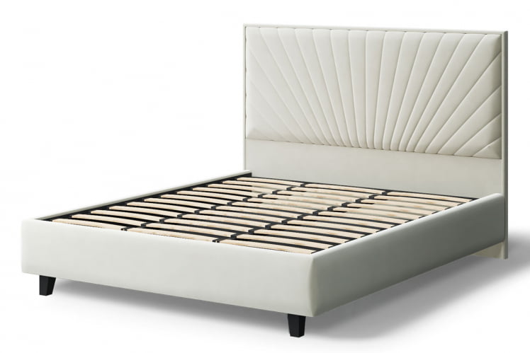 Кровать Леона, 2000 x 1200 мм, серо-белый_2