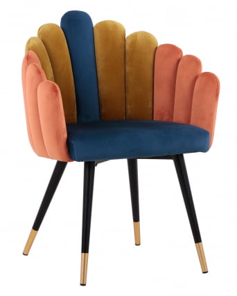 Кресло Камелия велюр Сине-зеленый_0