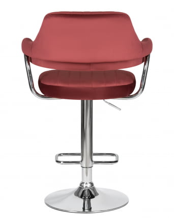 Стул барный DOBRIN CHARLY Винный велюр MJ9-35_4