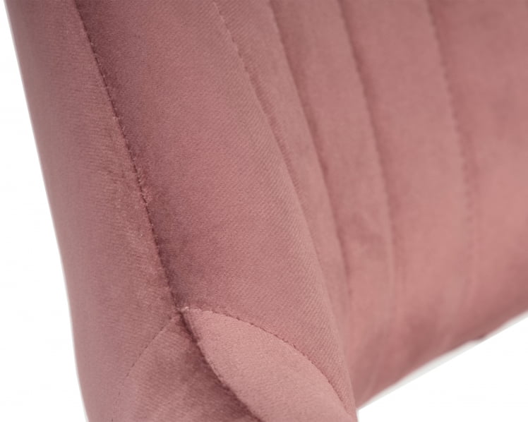 Стул барный DOBRIN CHARLY GOLD (розовый велюр (MJ9-32))_7