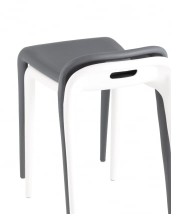 Табурет Sletten пластик Белый_8