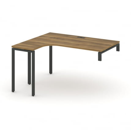 Стол-надставка на опорную тумбу (левый) CONCEPT CN.OSAN-003(L) Сандал Янтарный Антрацит_0