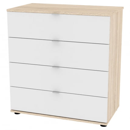 Комод Алиса(K1)856х801х459сторцевойручкой(ДСС-Белый)_0