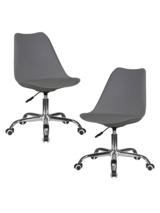 Офисное кресло для персонала ДОБРИН МИCКЕЙ (темно-серый) 2 шт / DOBRIN MICKEY_0