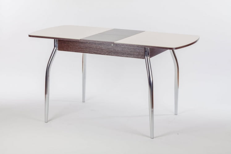 Стол обеденный Чикаго СТ(6191) венге,стекло бежевое_3