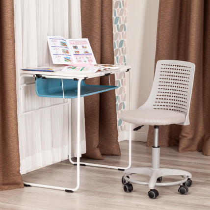 Детское кресло Kiddy ткань, серый_10