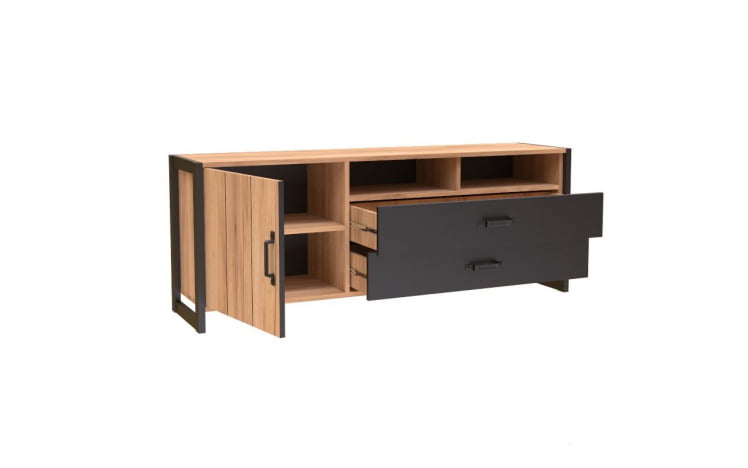 Тумба Техно ЛД.678.020.000 Дуб золотой/Чёрный_1