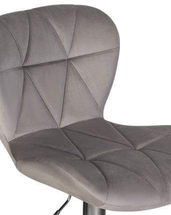Стул барный DOBRIN BARNY Серый велюр MJ9-75_6