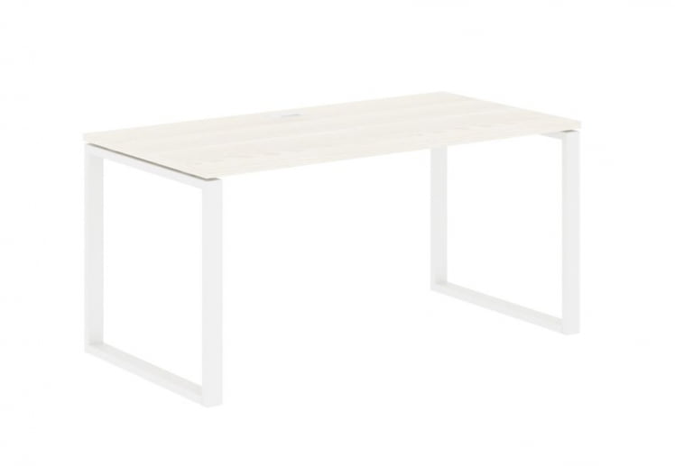 Стол письменный EDIS EQST 1580 Ясень Траун Белый_0