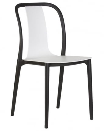 Стул обеденный ДОБРИН АДЭМ (черный/белый) 4 шт / DOBRIN ADAM_1