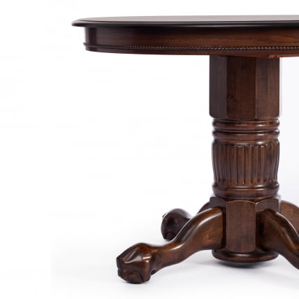 Стол круглый раскладной Rochester -STC- (4260-STC) дерево гевея/мдф, 106 (150) х 106 х 75 см, Tobacco_9