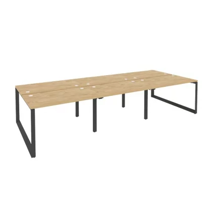 Рабочая станция на О-образном м/к ONIX O.MO-D.RS-6.2.7 Тиквуд Светлый/Антрацит_0