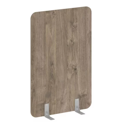 Перегородки на металлических опорах на фетровых подпятниках R-line DP.F-100-150 Тиквуд Темный_0