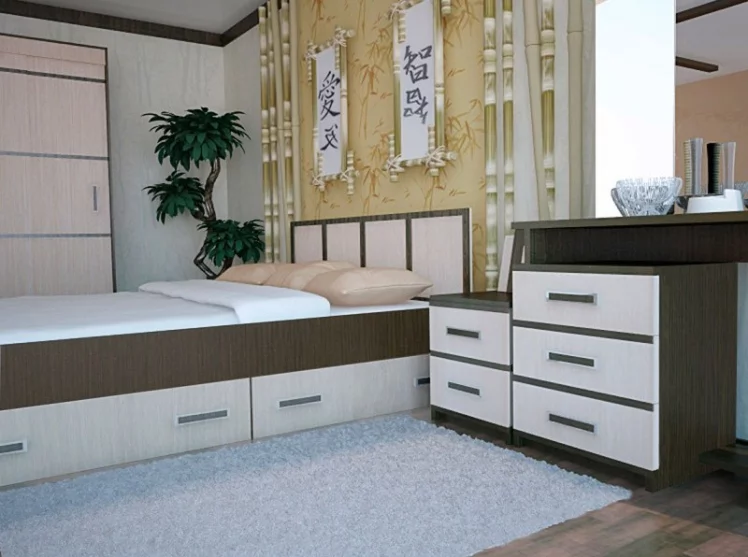 Прикроватные тумбы Сакура 01_5