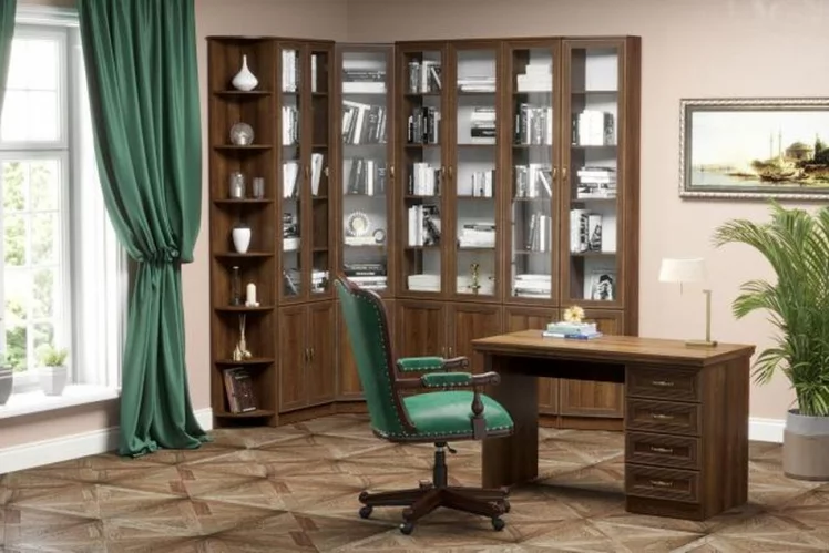 Библиотека Оливия №01 Дуб кальяри с патиной_0