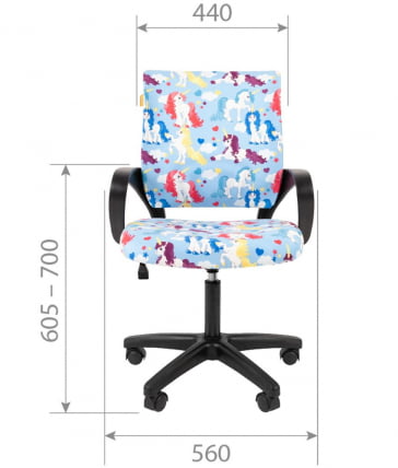 Детское кресло CHAIRMAN KIDS 103 LT black GAME_4