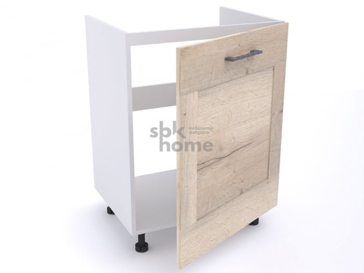 Стол под мойку СМ-60, Дублин (600*470*820) Дуб галифакс белый, 21611 _1