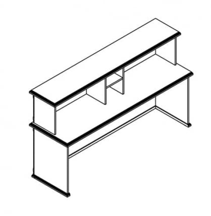 Стойка ресепшен RMS 200 Дуб девон_6