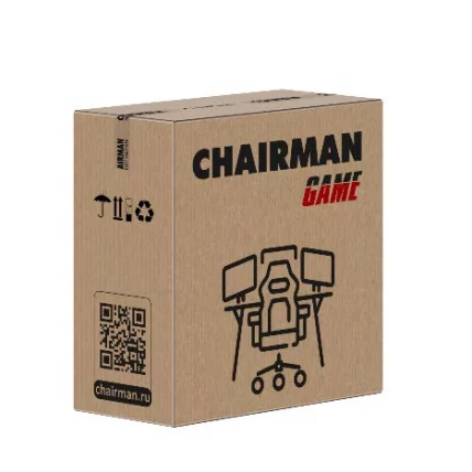 Кресло геймерское CHAIRMAN GAME 25 Черный-белый_5