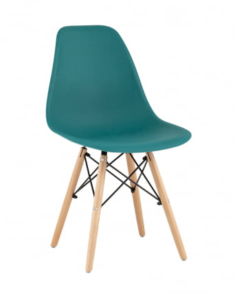 Стул Eames Style DSW темно-бирюзовый (разборный каркас)_0