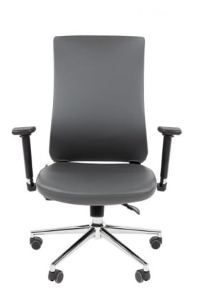 Офисное кресло CHAIRMAN 500 LUX БП экокожа Серый_3