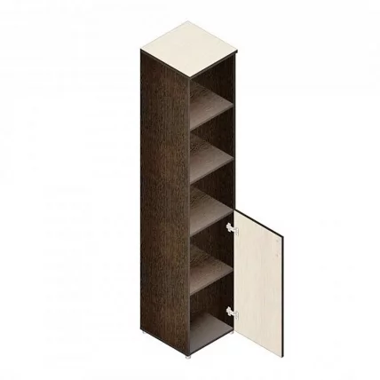 Шкаф для документов узкий Р.П-2 дуб молочный_0