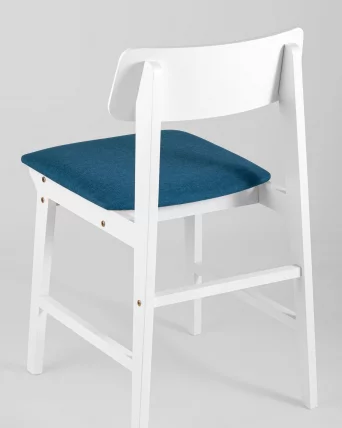 Комплект из двух стульев ODEN WHITE 2 шт Синий_6