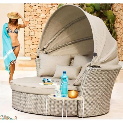 Диван-трансформер из искусственного ротанга AFM-325 Beige_0