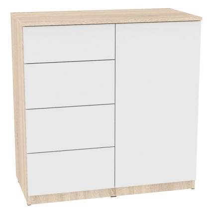 Комод Калисто(K20)923х902х468PUSHtoOPEN(ДСС-Белый)_0