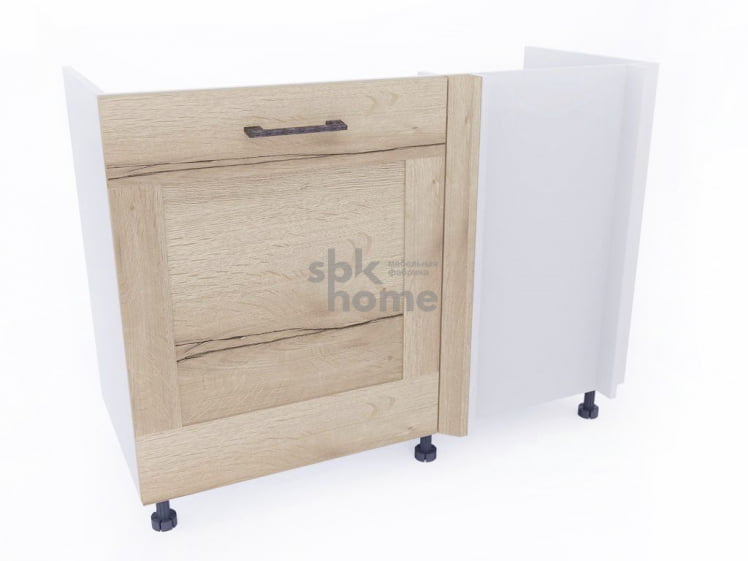 Стол под мойку угловой СМУ-120 левый, Дублин (1100*470*820) Дуб галифакс белый, 21674 _0