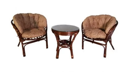 Комплект Багама дуэт, подушки светлые полные Bahama14 молочный шоколад_0