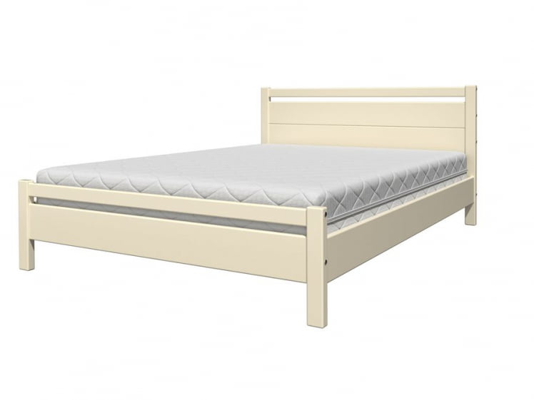 Кровать из массива Вероника 1 200х140 Слоновая кость_0