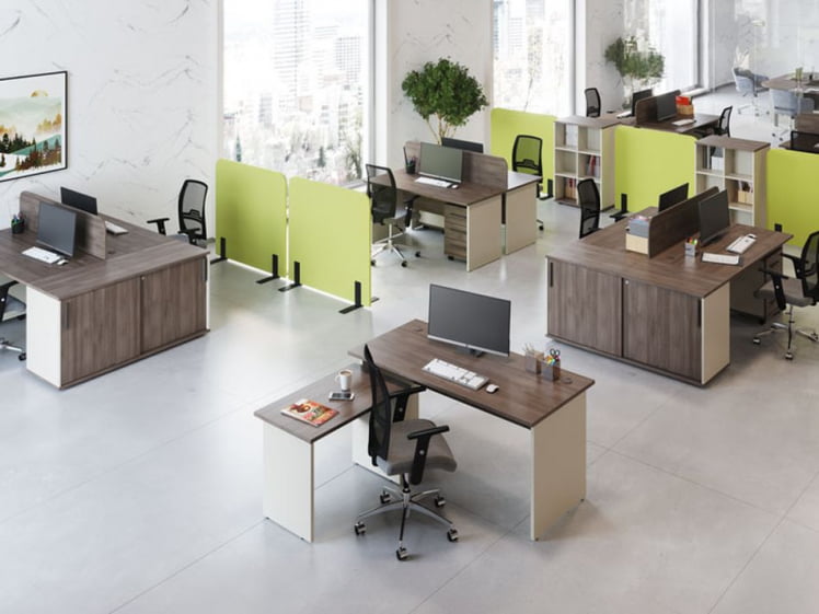 Тумба с раздвижными фасадами New Line NLN36334631 Дуб шамони темный_1