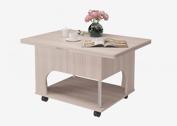 Стол-трансформер Ричмонд, ясень шимо светлый_1