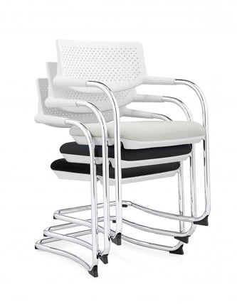 Конференц-кресло Визави вайт CФ / Висави вхите CФ CХ-172C-ВХИТЕ-ОС-01 / CF Visavi white CF CH-172C-WHITE-OS-01_3