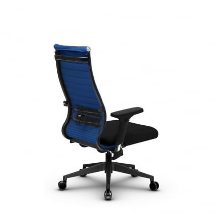 Кресло офисное МЕТТА B 2b 19/2D, Основание 17832 Комплект 4 Синее Черное_2