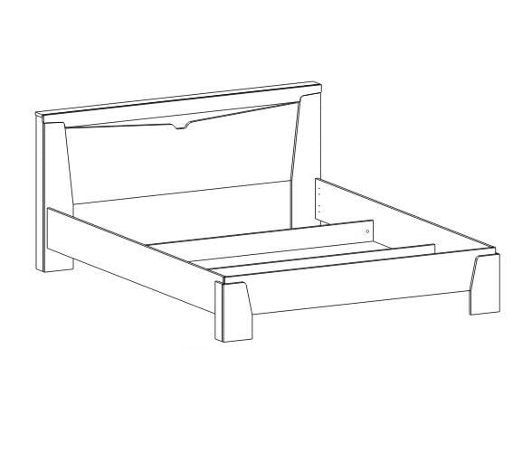 Кровать 2-х спальная 1600 Гарда_1
