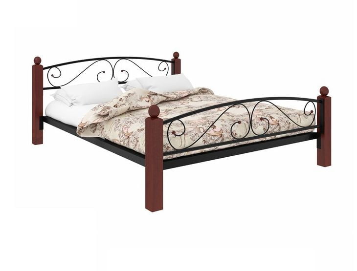 Кровать Вероника Lux Plus 1200х1900 Черная_0