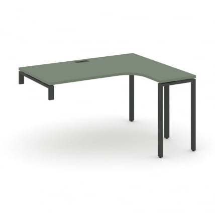 Стол-надставка на опорную тумбу (правый) CONCEPT CN.OSAN-003(R) Кобо Черный_0