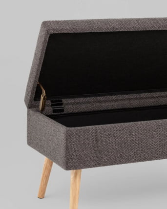 Банкетка Сторми с ящиком темно-серый_3