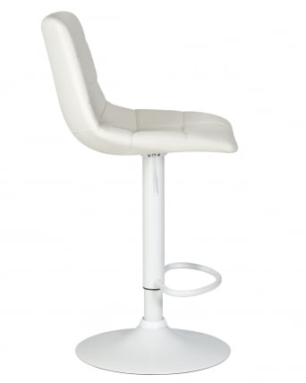 Стул барный DOBRIN TAILOR WHITE Белый PU_2