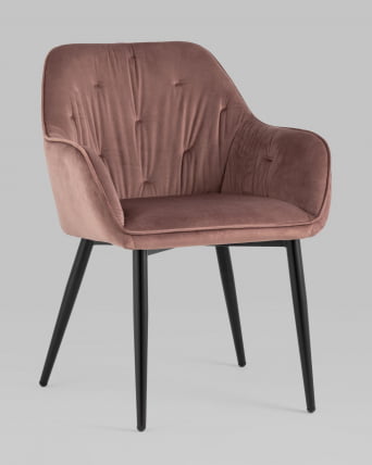 Стул Алекса велюр Пыльно-розовый_1