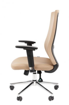 Офисное кресло CHAIRMAN 500 LUX БП экокожа Бежевый_8